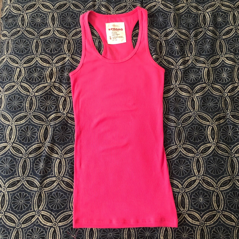 New hot pink tank